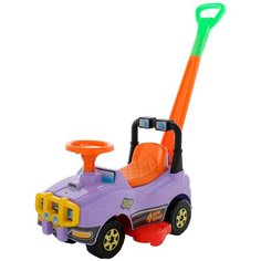 Каталка-толокар Molto Джип с ручкой (62901 /62918 / 62925) сиреневый