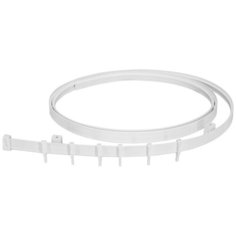 Карниз однорядный Эскар 240430500 (500 см) белый