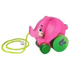 Каталка-игрушка Крона Слоник (213-051) розовый