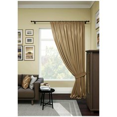 Комплект Kauffort Атлас на ленте 280 см, 1 шт. шоколад