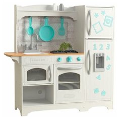 Кухня KidKraft Countryside 53424 белый/бирюзовый