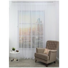 Тюль Amore Mio RR 95726 на ленте 270 см белый