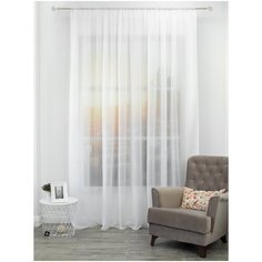 Тюль Amore Mio RR Crep на ленте 270 см белый