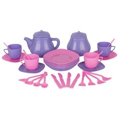 Набор посуды СТРОМ Мальвина У535 розовый/фиолетовый