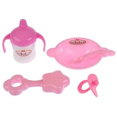 Набор аксессуаров Карапуз B1431620-1-RU розовый