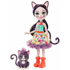 Кукла Enchantimals со зверюшкой Сиеста Кэт и Клаймбер, GJX40
