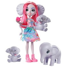 Игровой набор Enchantimals Эсмеральда Слонни с семьей, GTM30
