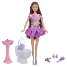 Кукла Defa Lucy Ванная комната 29 см 8200