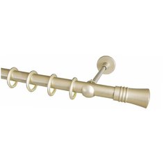 Карниз однорядный Уют 651-654.D25 ОСТ Гиро (160 см) шампань