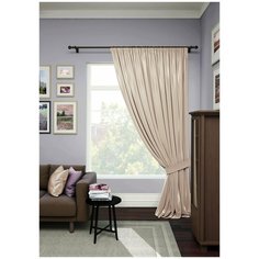 Комплект Kauffort Атлас на ленте 280 см, 1 шт. кофе с молоком