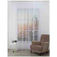 Тюль Amore Mio RR TKS01-w на ленте 270 см 1 шт. белый