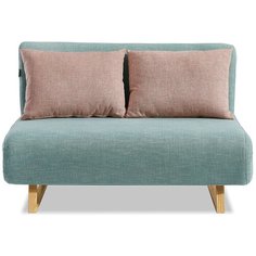 Диван iModern Rosy-2 размер: 120х89 см, спальное место: 195х120 см, обивка: ткань, мята/коралловый