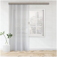 Тюль Witerra Easy 0322 на ленте 260 см 1 шт. серый