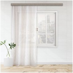 Тюль Witerra Element 0222 на ленте 260 см 1 шт. шоколад