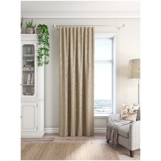 Портьеры ARCO DORO J34 на ленте 260 см 1 шт. мокко