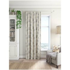 Портьеры ARCO DORO LP-2006193 Лен на ленте 260 см 1 шт. бежевый/серый