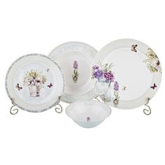 Столовый сервиз Lefard Лориан 87-119, 6 персон, 24 предм., белый