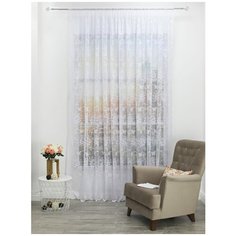 Тюль Amore Mio RR M 3008 на ленте 270 см белый