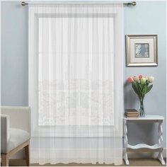 Тюль Amore Mio RR Mars на ленте 270 см 1 шт. белый