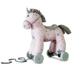 Каталка-игрушка Little Bird Told Me Единорог Селеста (LB3079) розовый/серый