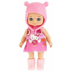 Кукла "Карапуз" Hello Kitty 12 см, с переноской и аксессуарами, в розовом