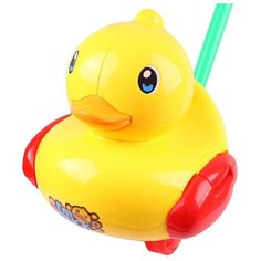 Игрушка Каталка-уточка на палочке, цвет желтый Darvish