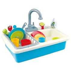 Игровой кухонный набор - раковина, с сушилкой и посудой, 20 предметов Play Go