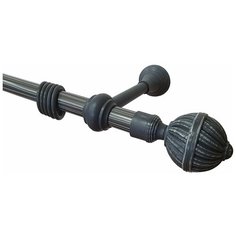 Карниз Комбо 1-ряд 140см. Серый Дубрава