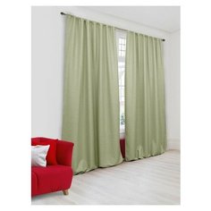 Шторы Кориа из блэкаута под лен 150-270 см 2 шт Mesmer