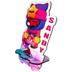 Подставка для смартфона Brawl Stars SANDY Woodenteka