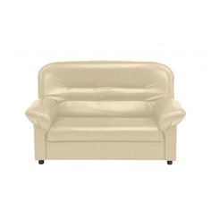 Диван офисный, Мягкий офис двухместный Экокожа Sonata, бежевый