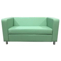 Диван, Мягкий офис, Аполло двухместный Экокожа Pegaso, салатовый