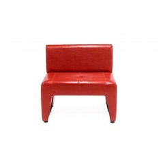 Диван, Мягкий офис, Ритм одноместный Экокожа Oslo, красный