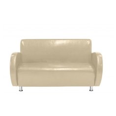 Диван, Мягкий офис, Классик двухместный Экокожа Oslo, бежевый
