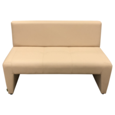 Диван, Мягкий офис, Ритм двухместный Экокожа Pegaso, золотистый