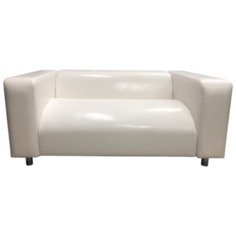 Диван, Мягкий офис, Офис Комфорт двухместный Экокожа Oslo, белый