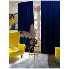 Портьера LEGRAND Бархат 180*275 синий