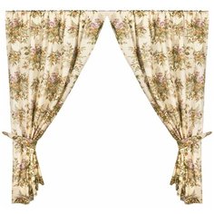 Штора с подхватами SANTALINO, 150*250 см, 2 шт, Х/Б 100%, цвет молочный (850-835-2)