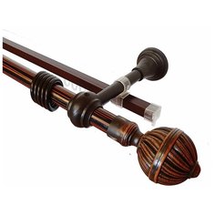 Карниз Комбо 2-ряд 200см. Венге Дубрава