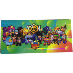 Пазл Brawl Stars Зеленый MIX min Woodenteka