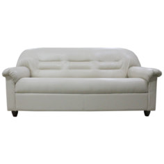 Диван офисный, Мягкий офис трехместный Экокожа Sonata, бежевый