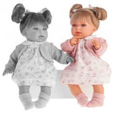 Интерактивная кукла Antonio Juan Лорена в розовом 37 см 1558P