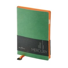Ежедневник А5 "Mercury" недатир. зеленый от Bruno Visconti