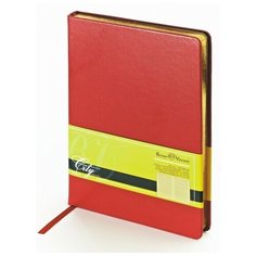 Ежедневник А5 "City" красный от Bruno Visconti