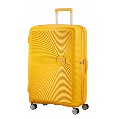 Чемодан American Tourister Soundbox L 110 л, golden yellow