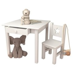 Детский стол и стул Star (комплект) с ящиком SIMBA письменный