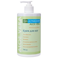 Крем для ног ДИАУЛЬТРАДЕРМ АЛОЕ ВЕРА ЭФФЕКТИВНЫЙ УХОД\DIAULTRADERM® ALOE VERA флакон с дозатором 700 мл.