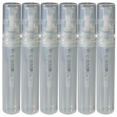 Флаконы для духов Aromaprovokator пластик, спрей пластик 3 ml набор 6 шт