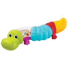 Погремушка B kids Senso’ Croco зеленый/голубой/желтый