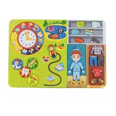 Бизиборд Woodland Гигиена разноцветный